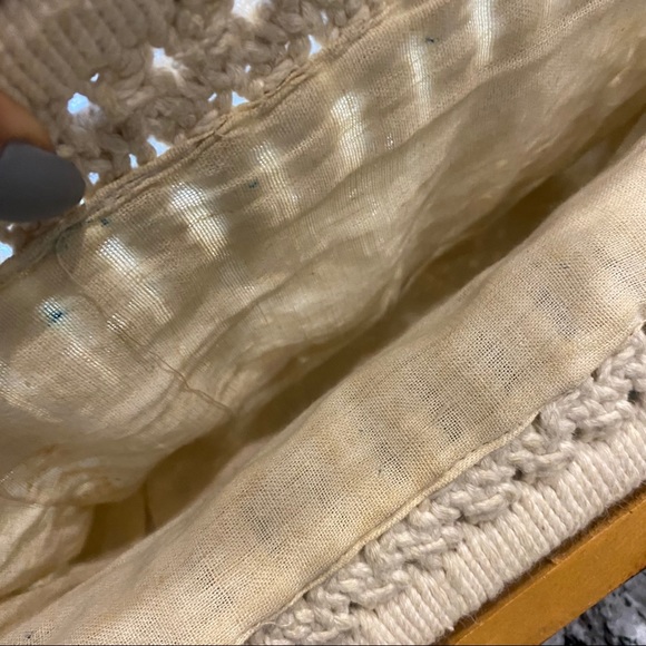 VINTAGE Macrame Crochet Handbag - Picture 7 of 7